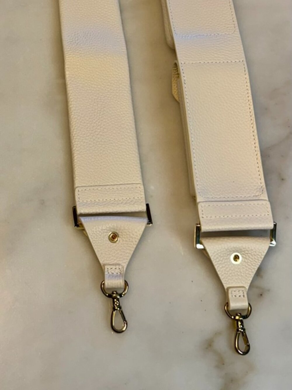 NWT Bandolier Ivory Gold Billie Crossbody Utility Strap Multi Pouch Rare - Picture 6 of 8